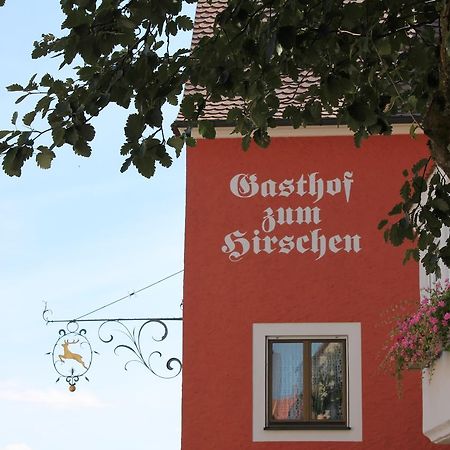 Hotel-Gasthof Zum Hirschen Durrwangen Esterno foto
